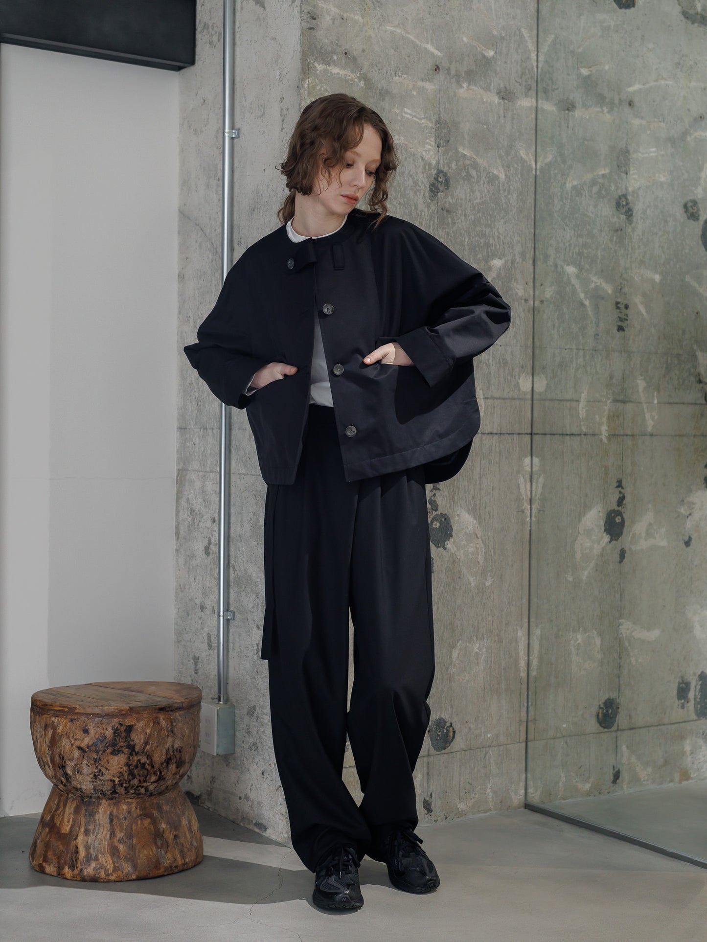 poncho trench coat