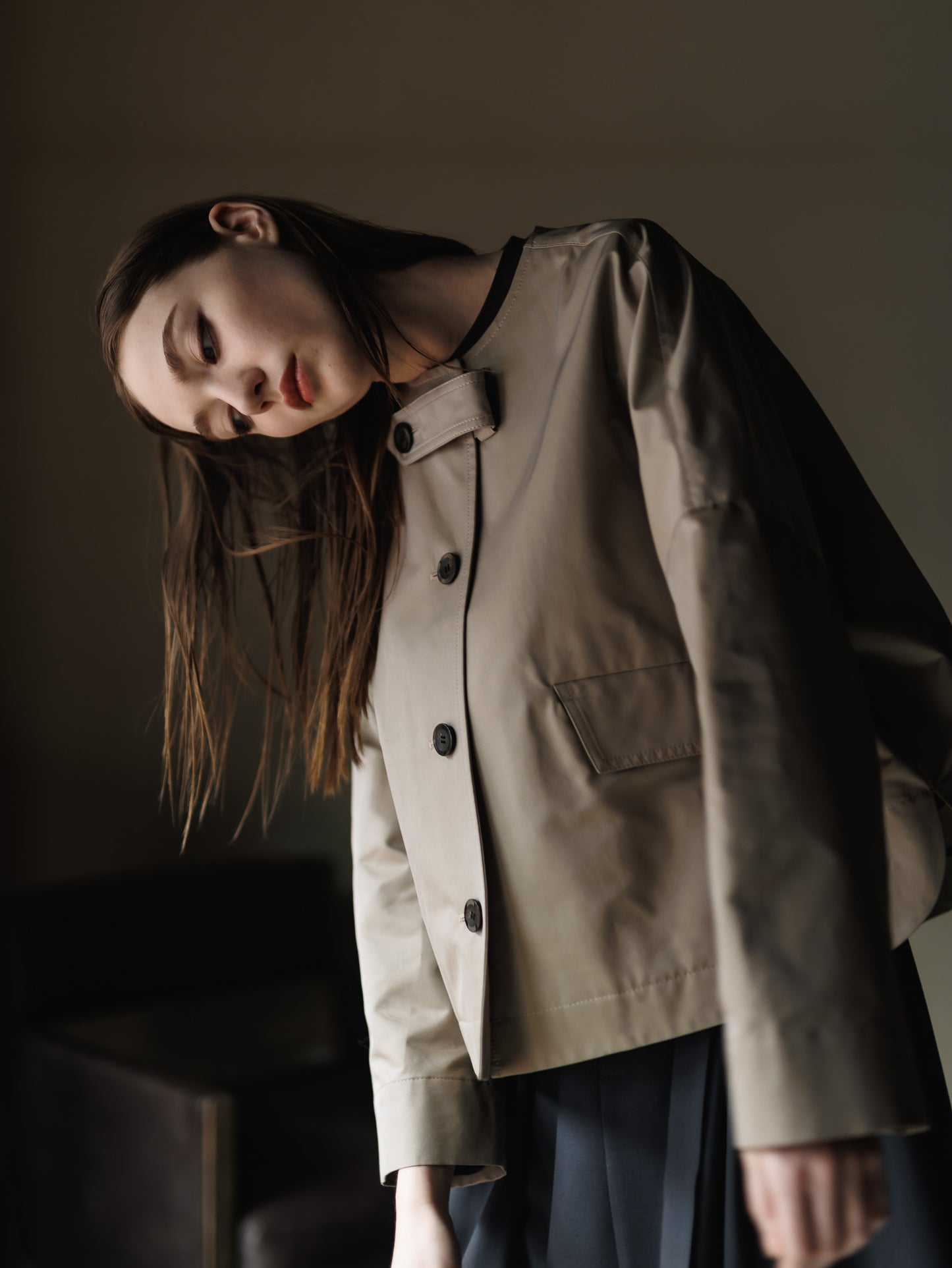 poncho trench coat