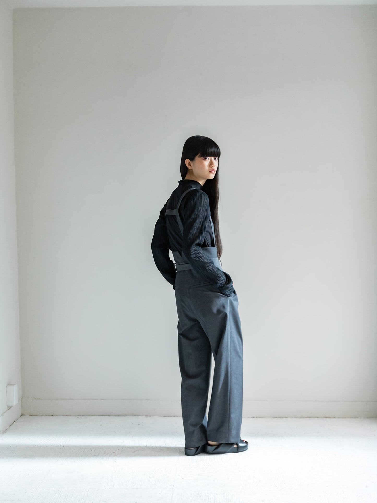 SUSPENDERS PANTS(2color)