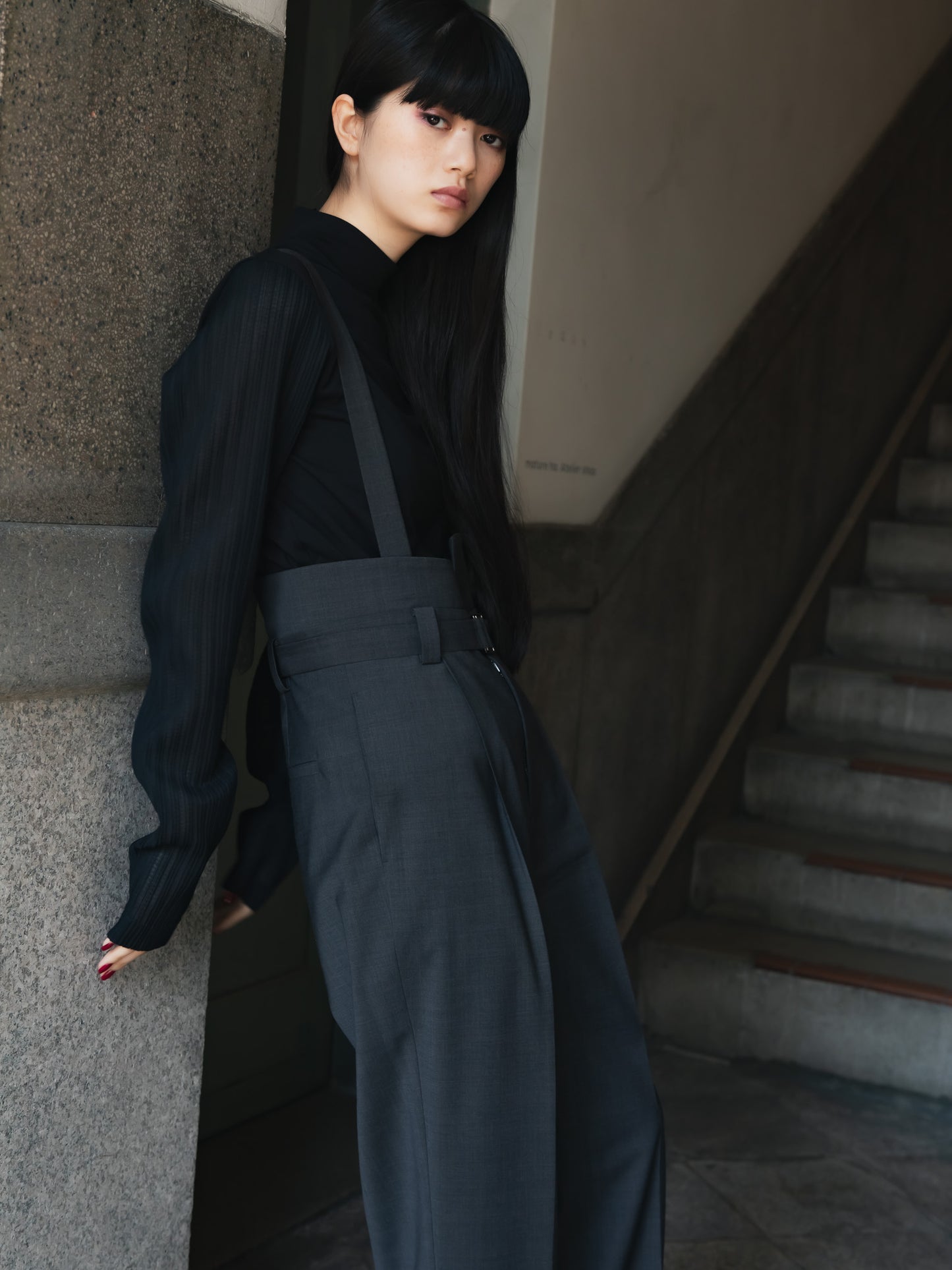 SUSPENDERS PANTS(2color)
