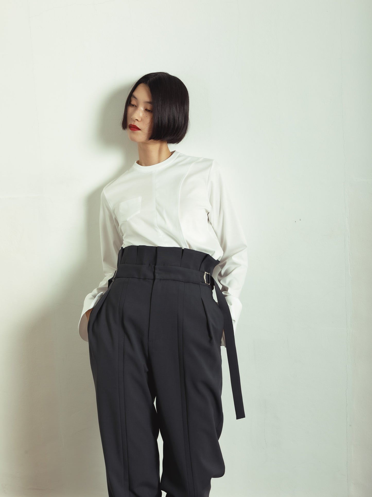 FOLD PANTS(2color)