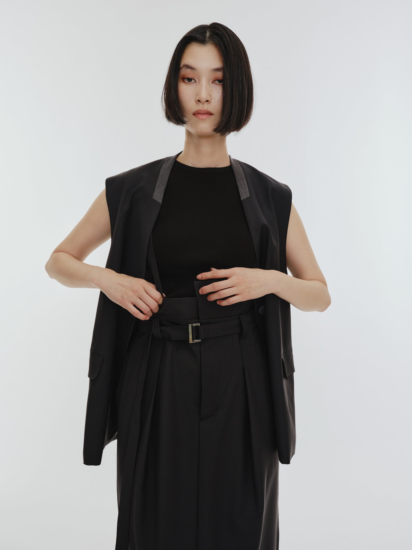 SUSPENDERS SKIRT(2color)
