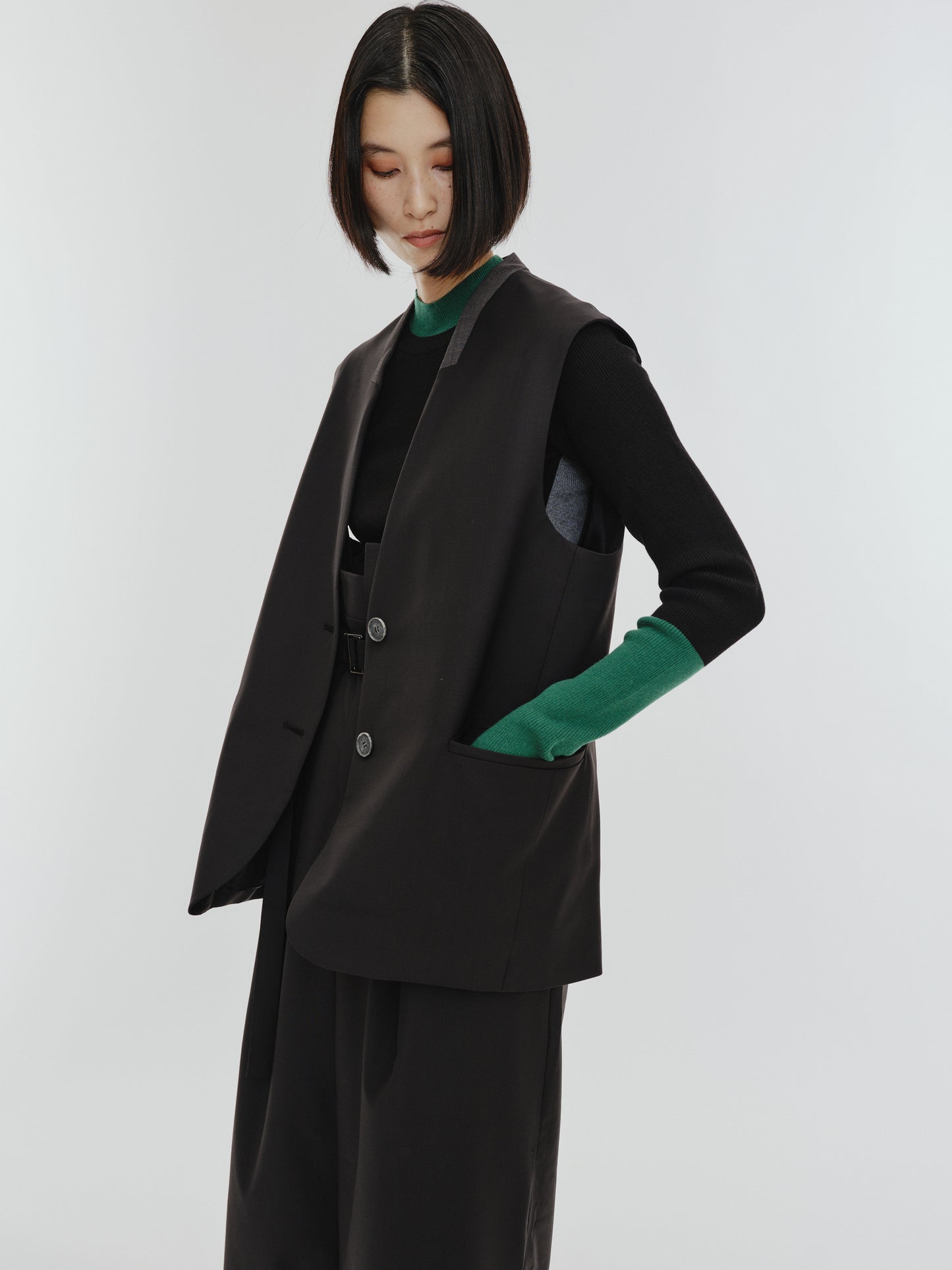 BICOLOR GILET