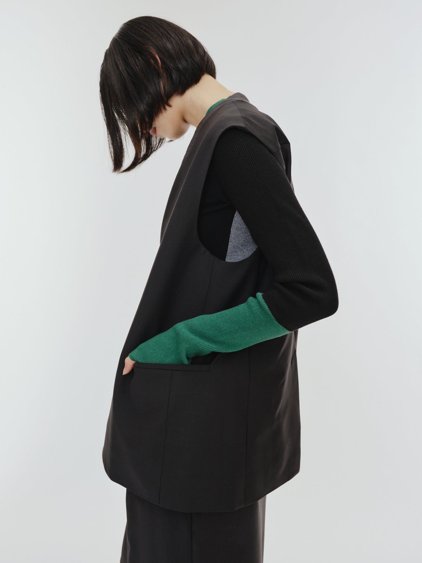 BICOLOR GILET