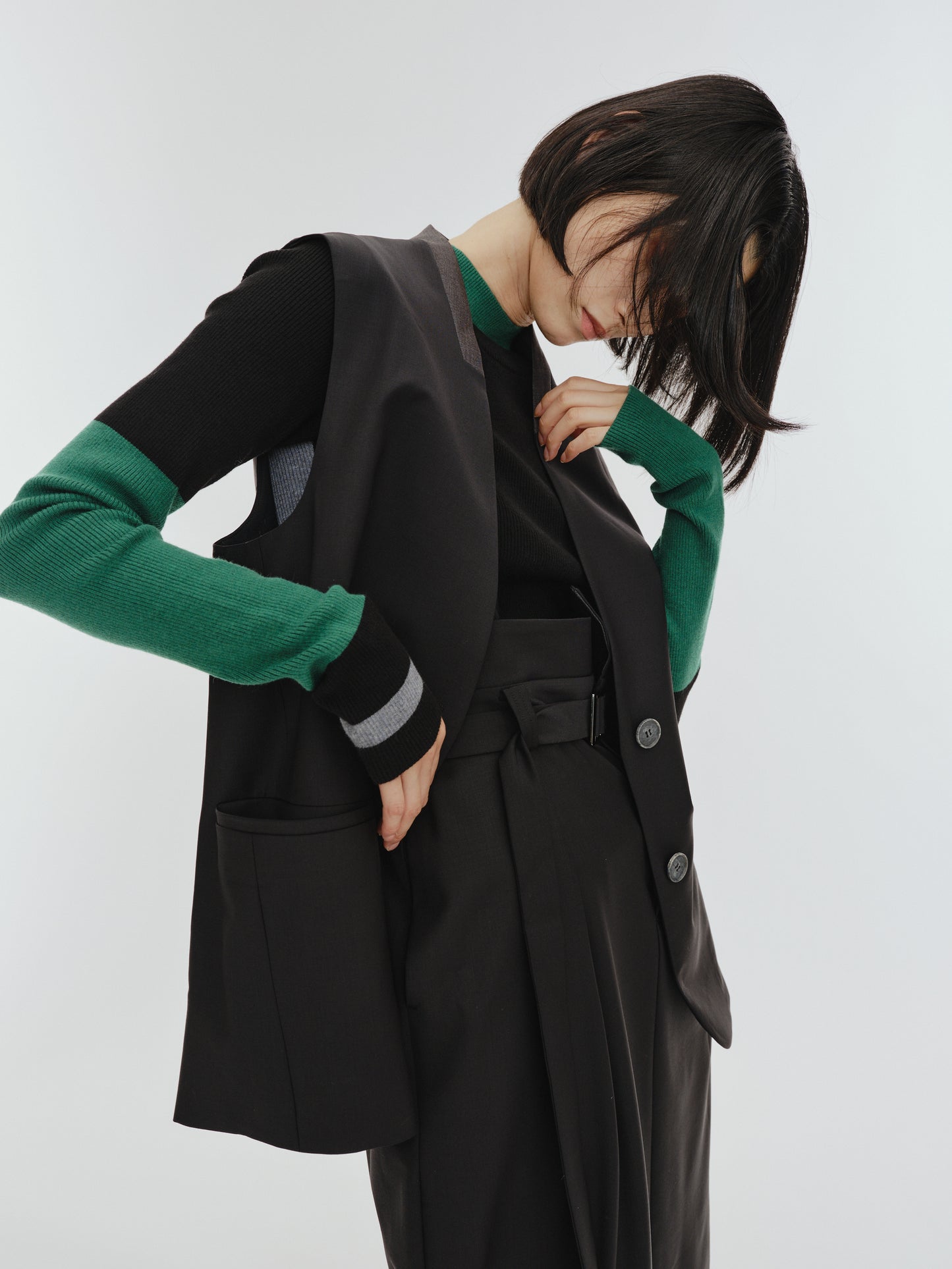 BICOLOR GILET