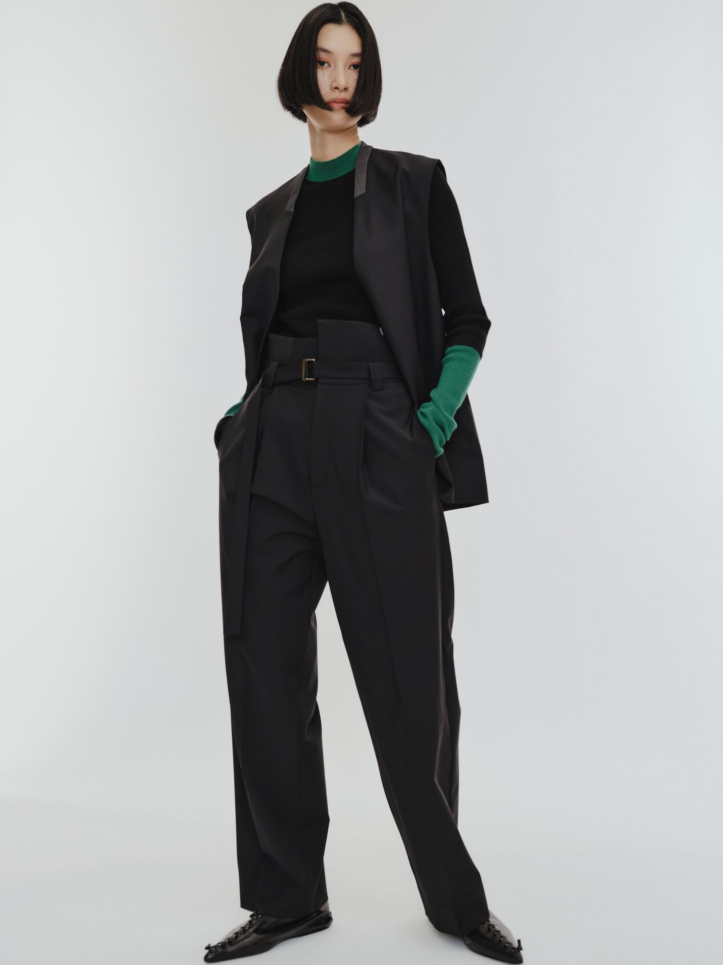 SUSPENDERS PANTS(2color)