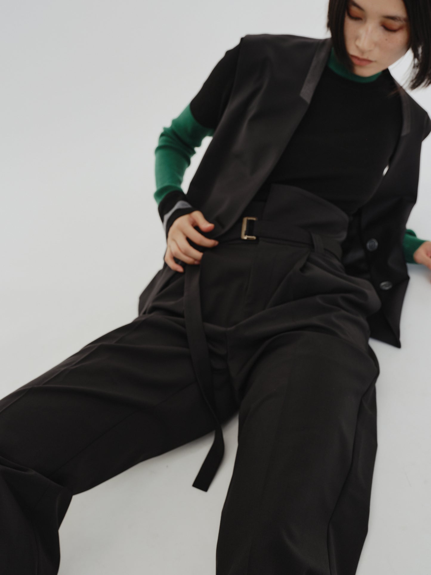 SUSPENDERS PANTS(2color)