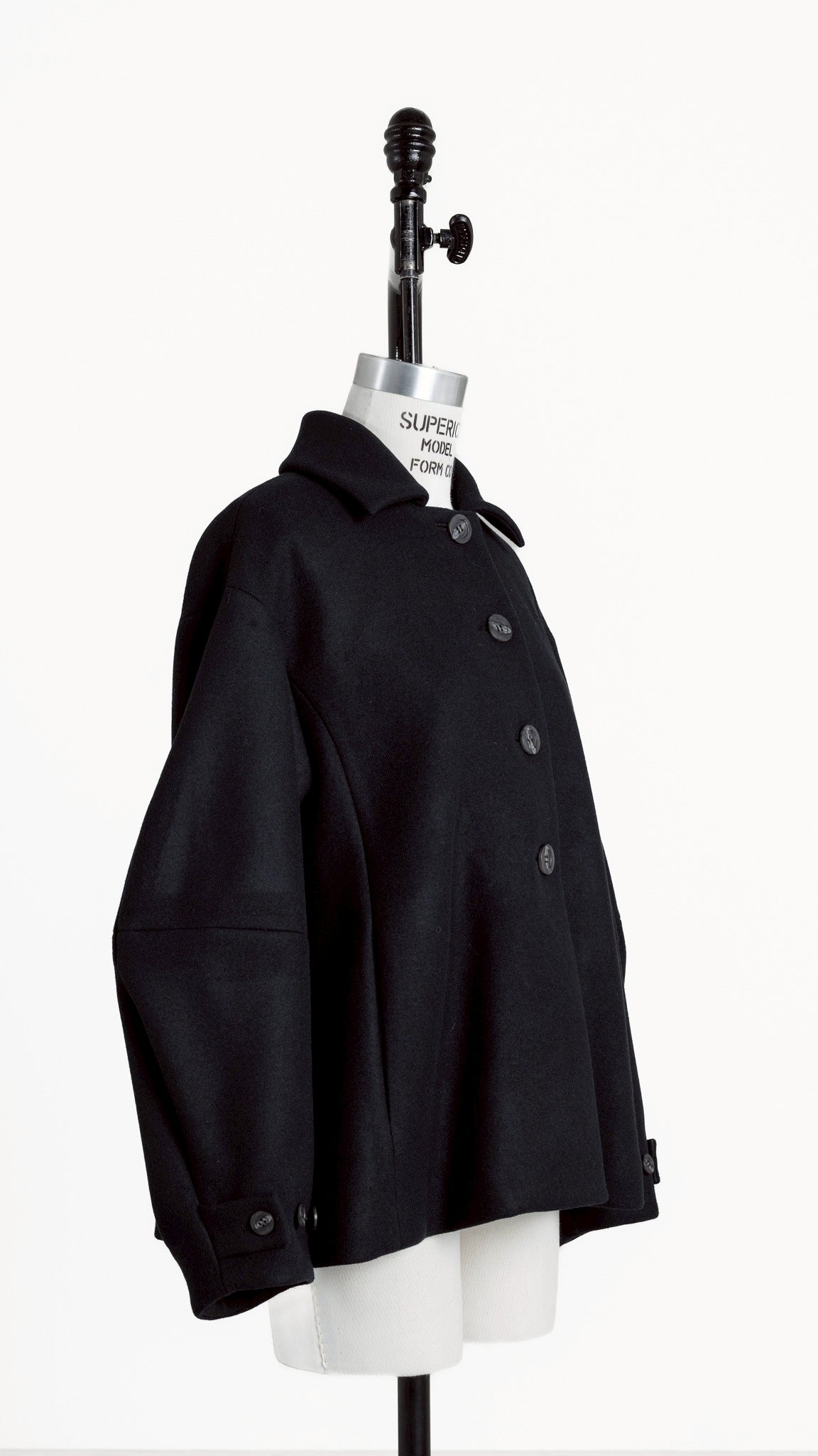 【PRE-ORDER】Balloon Sleeve Coat(BLACK)