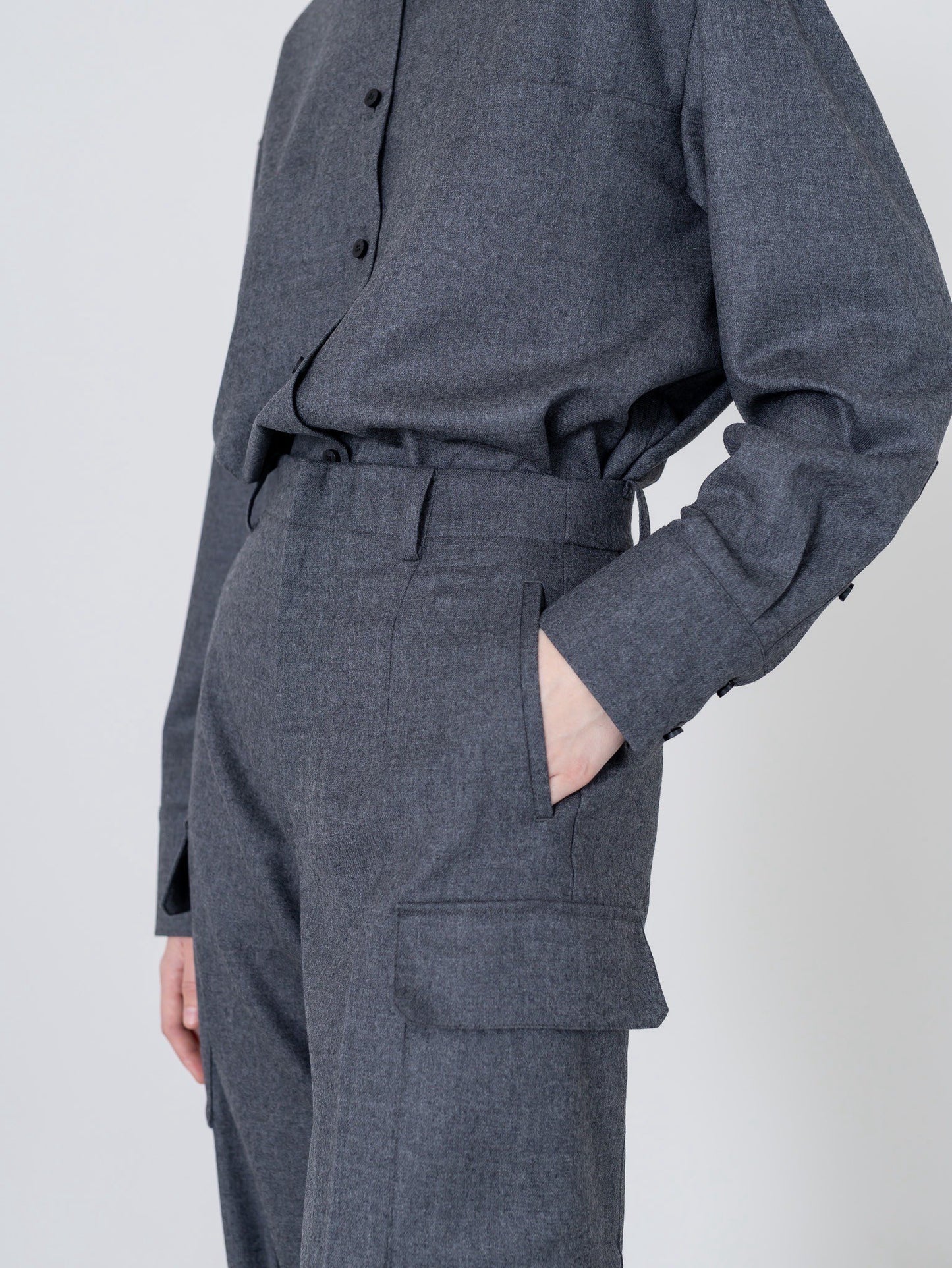 【PRE-ORDER】Wool Saxony Pants(3color)