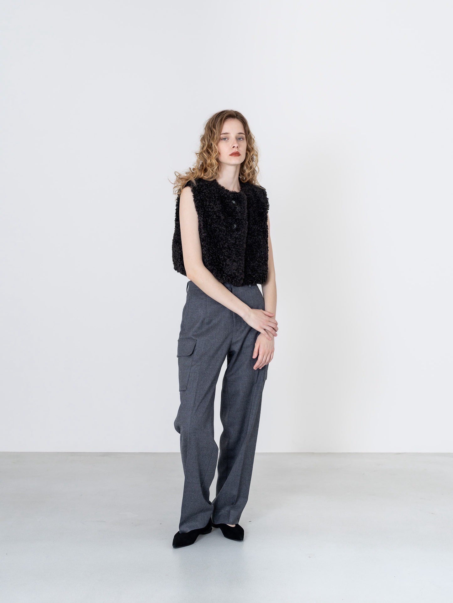 【PRE-ORDER】Boa Vest(2color)