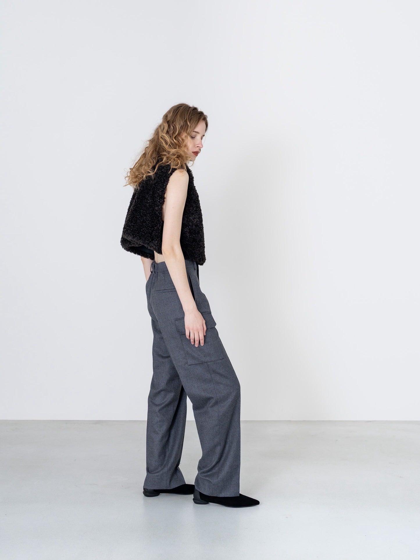 【PRE-ORDER】Wool Saxony Pants(3color)