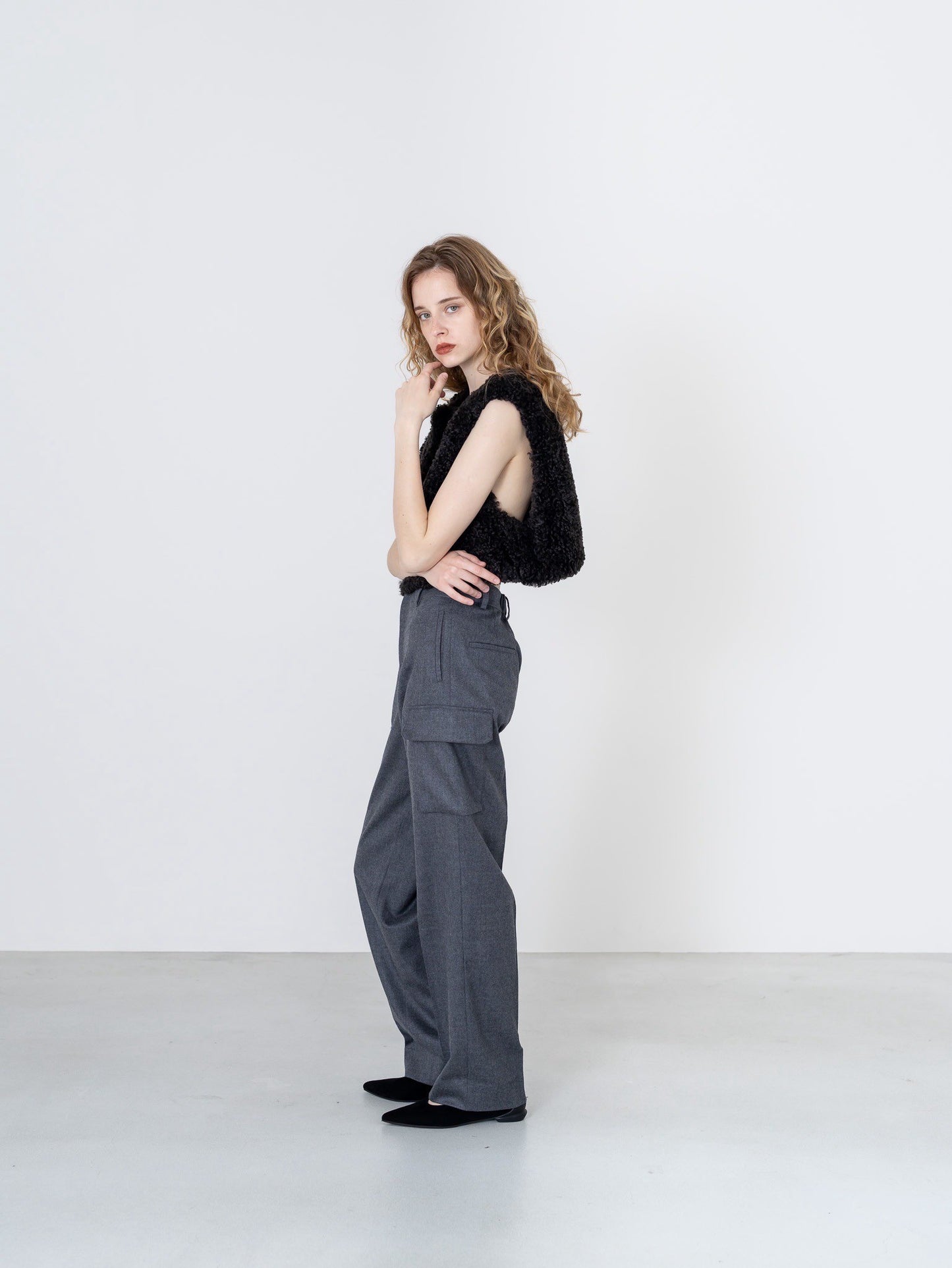 【PRE-ORDER】Wool Saxony Pants(3color)