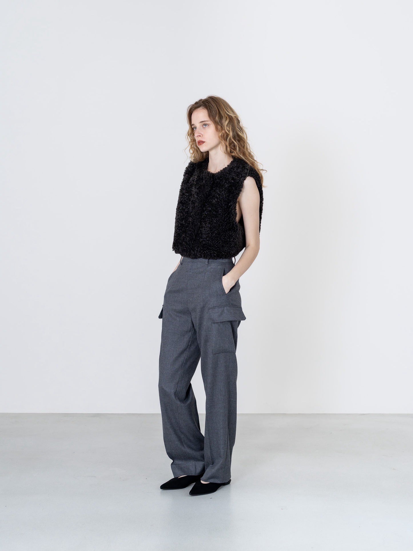 【PRE-ORDER】Wool Saxony Pants(3color)