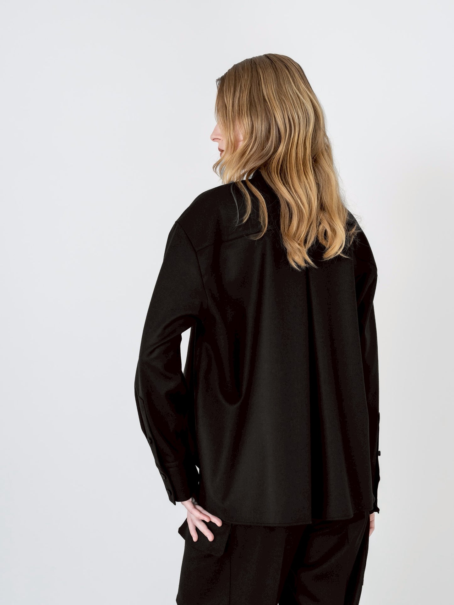 【PRE-ORDER】Wool Saxony Shirt(3color)