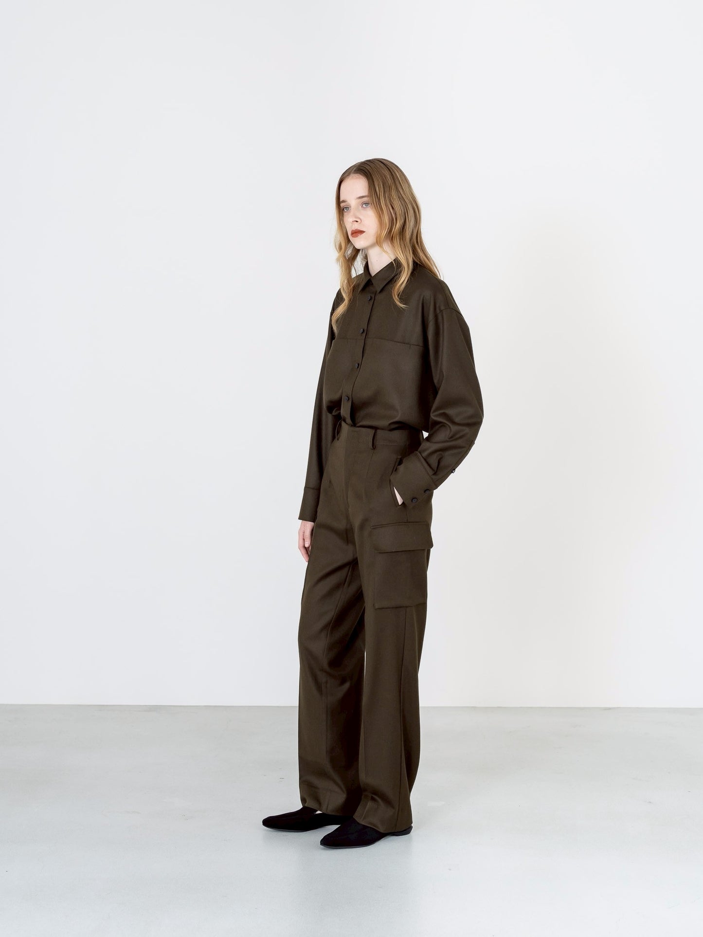【PRE-ORDER】Wool Saxony Pants(3color)