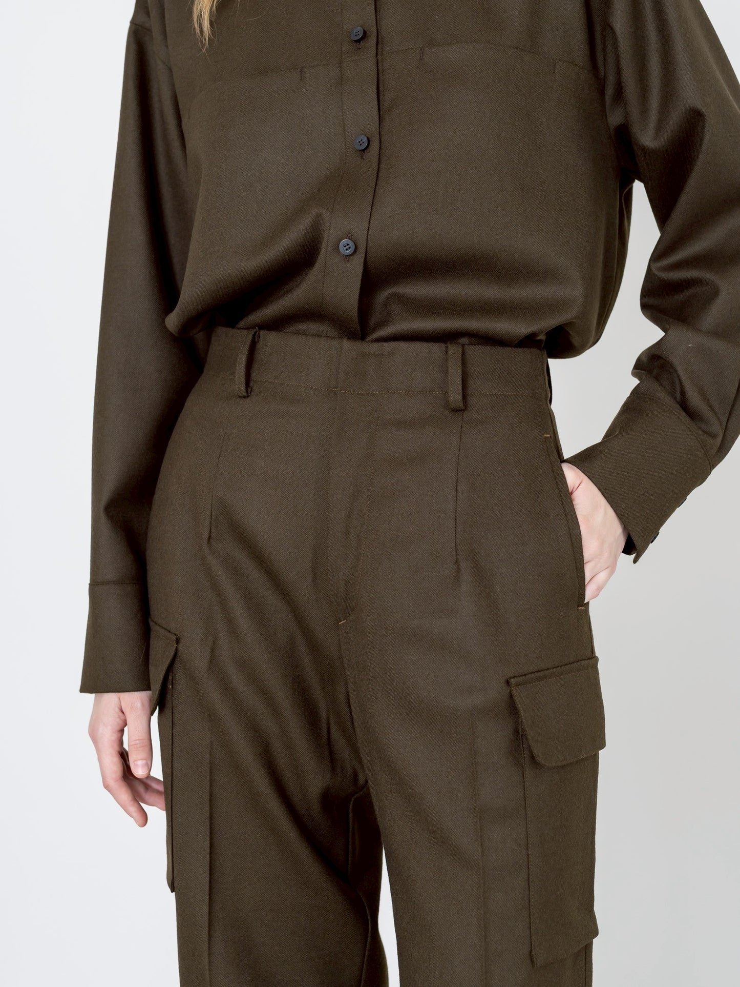 【PRE-ORDER】Wool Saxony Pants(3color)