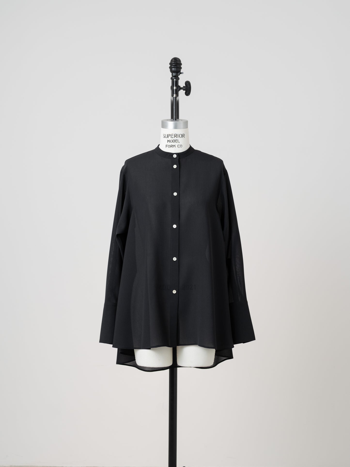 【PRE ORDER】Sheer Nuance Shirt (Black)