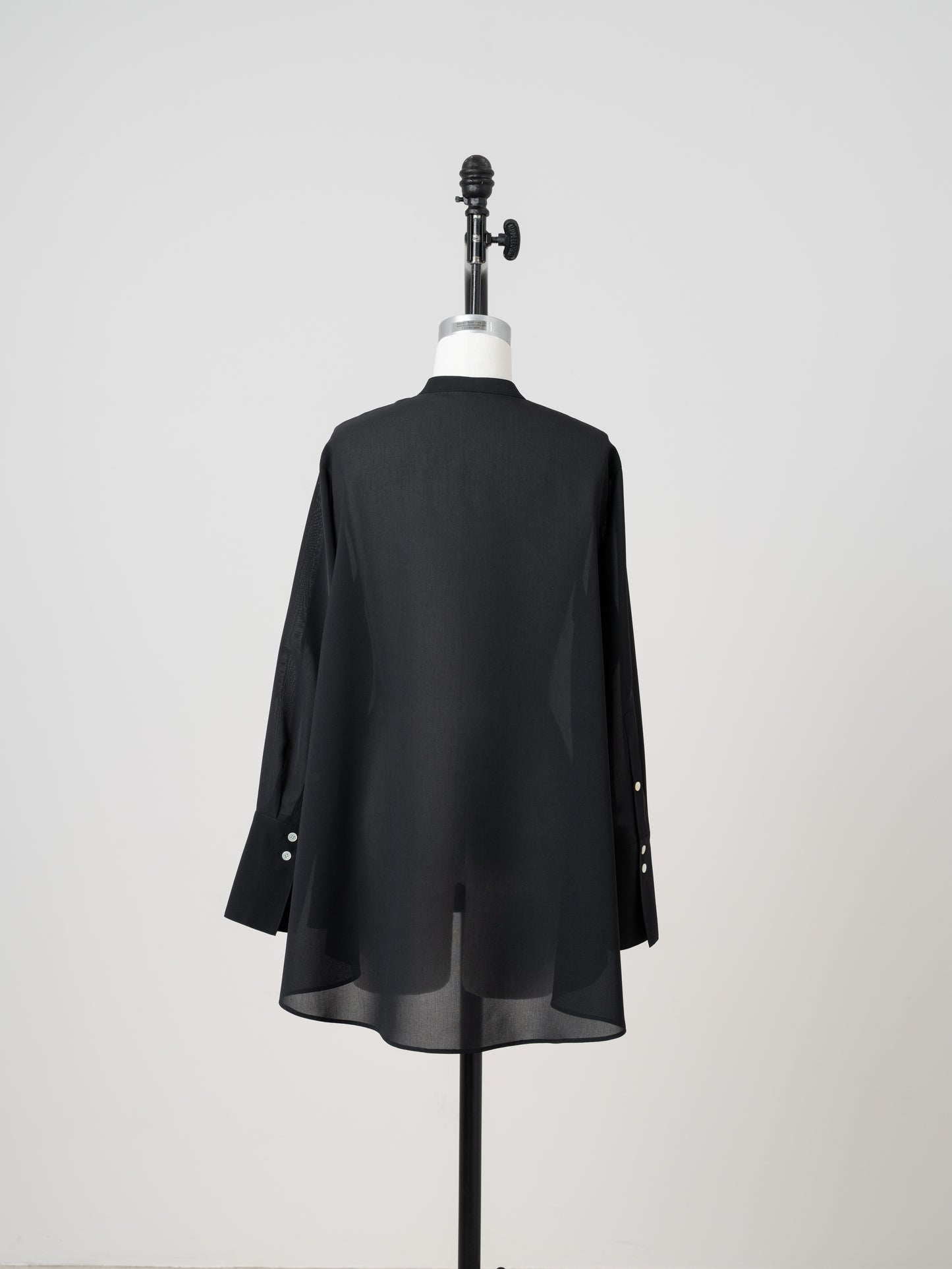 【PRE ORDER】Sheer Nuance Shirt (Black)