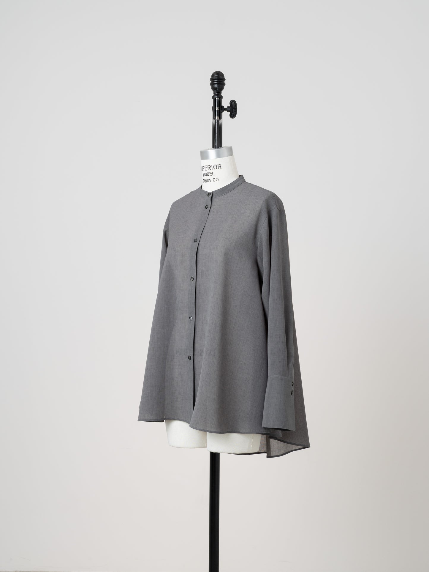 【PRE ORDER】Sheer Nuance Shirt (Gray)