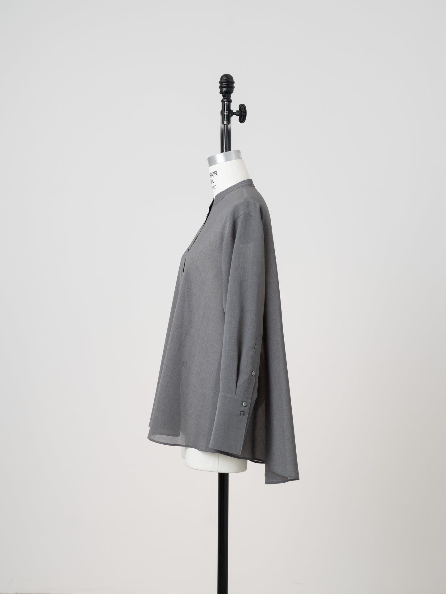 【PRE ORDER】Sheer Nuance Shirt (Gray)