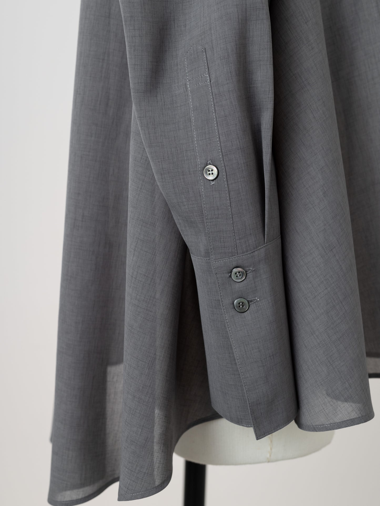 【PRE ORDER】Sheer Nuance Shirt (Gray)