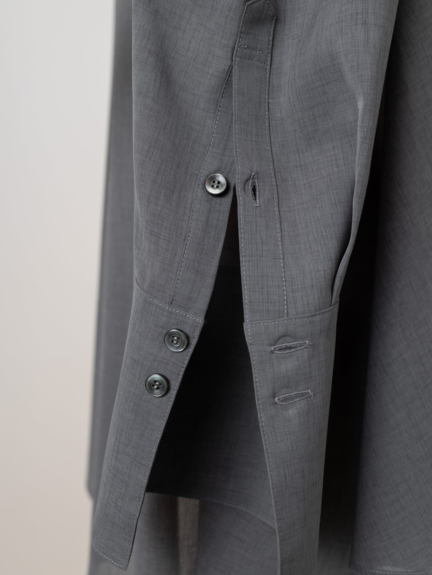 【PRE ORDER】Sheer Nuance Shirt (Gray)
