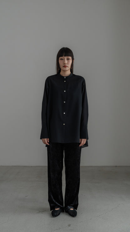 【PRE ORDER】Sheer Nuance Shirt (Black)