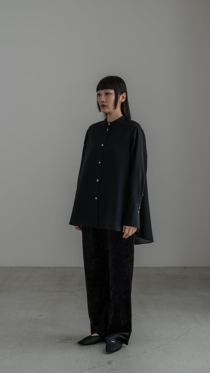 【PRE ORDER】Sheer Nuance Shirt (Black)
