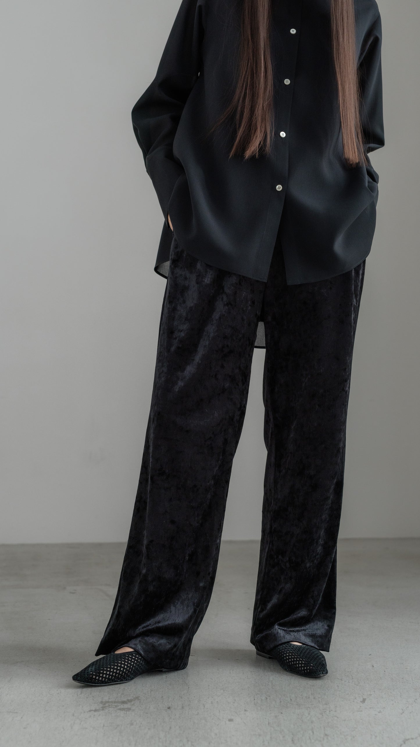 【PRE ORDER】Velour Straight Pants