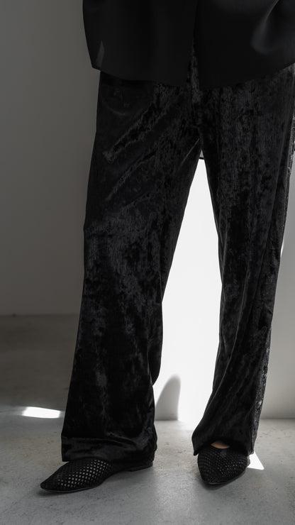 【PRE ORDER】Velour Straight Pants
