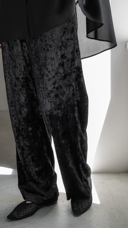 【PRE ORDER】Velour Straight Pants