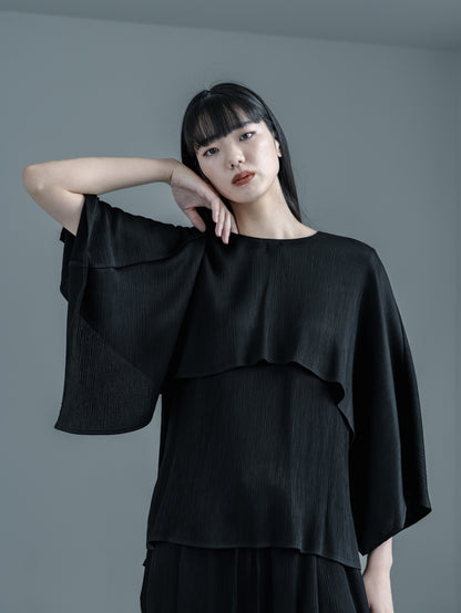 【PRE ORDER】Satin Crepe Cape