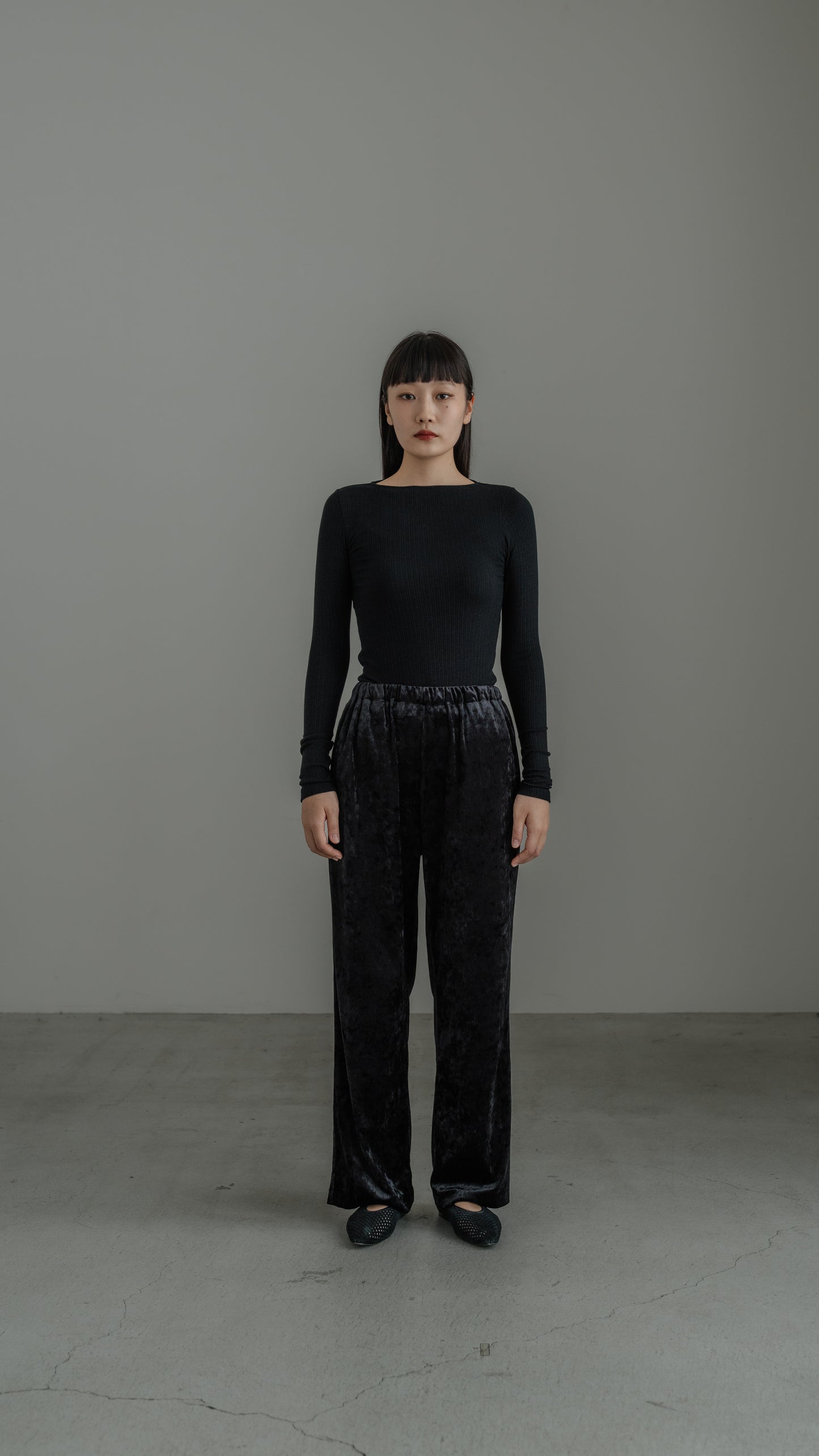 【PRE ORDER】Velour Straight Pants