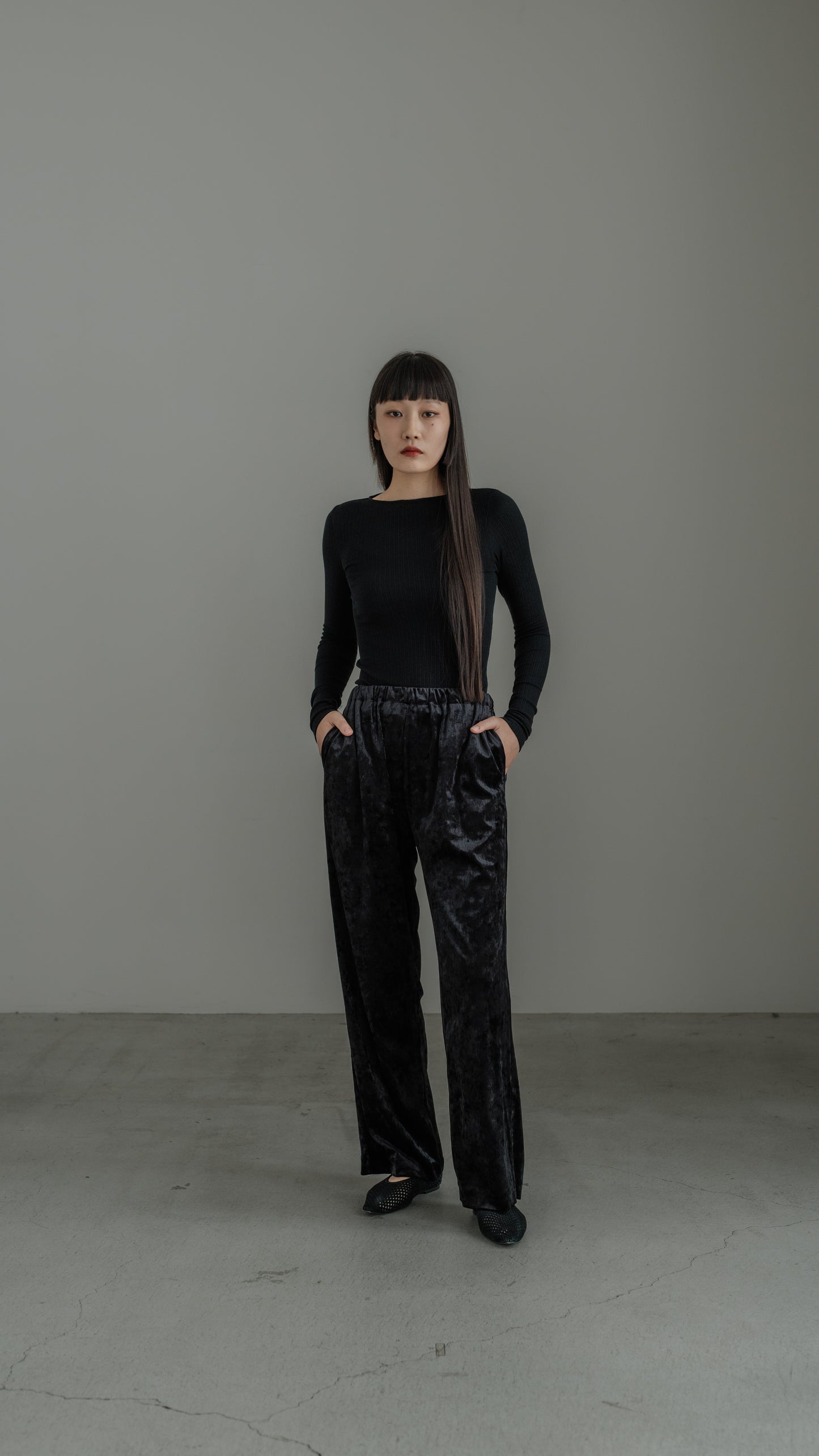 【PRE ORDER】Velour Straight Pants
