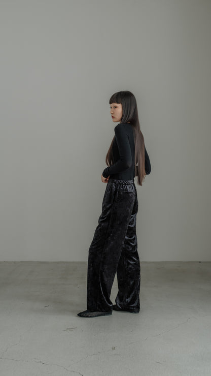 【PRE ORDER】Velour Straight Pants