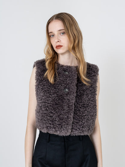 【PRE-ORDER】Boa Vest(2color)