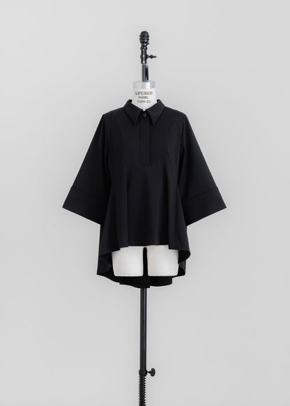 【PRE ORDER】Airy Form Shirt(black)
