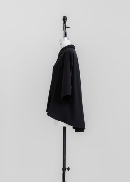 【PRE ORDER】Airy Form Shirt(black)