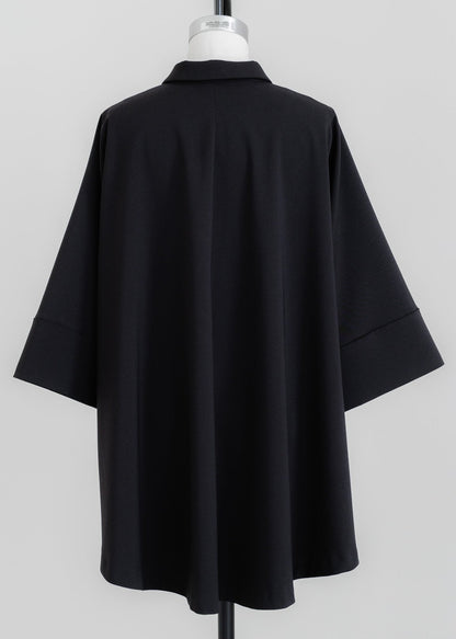 【PRE ORDER】Airy Form Shirt(black)
