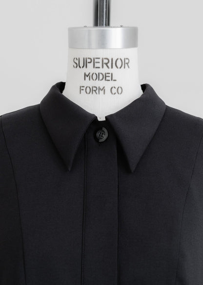 【PRE ORDER】Airy Form Shirt(black)