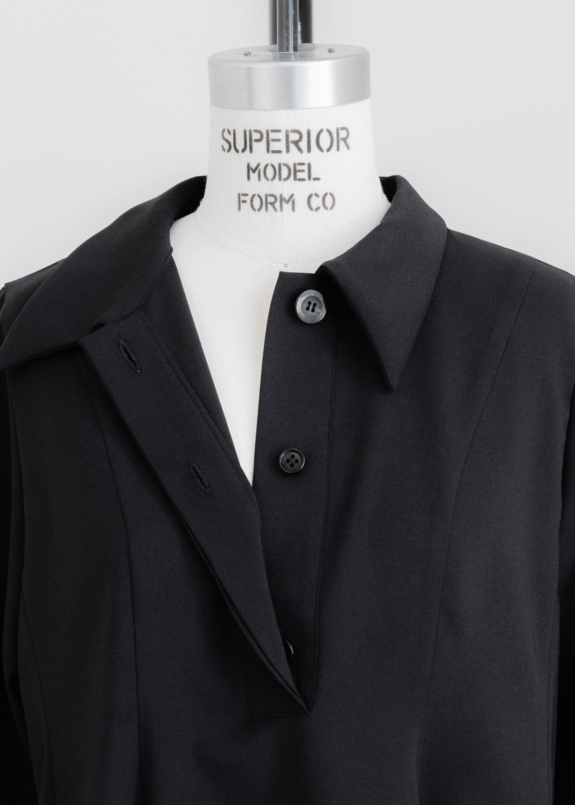 【PRE ORDER】Airy Form Shirt(black)
