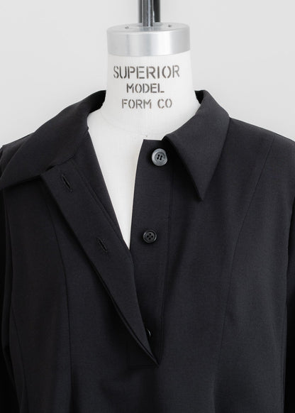 【PRE ORDER】Airy Form Shirt(black)