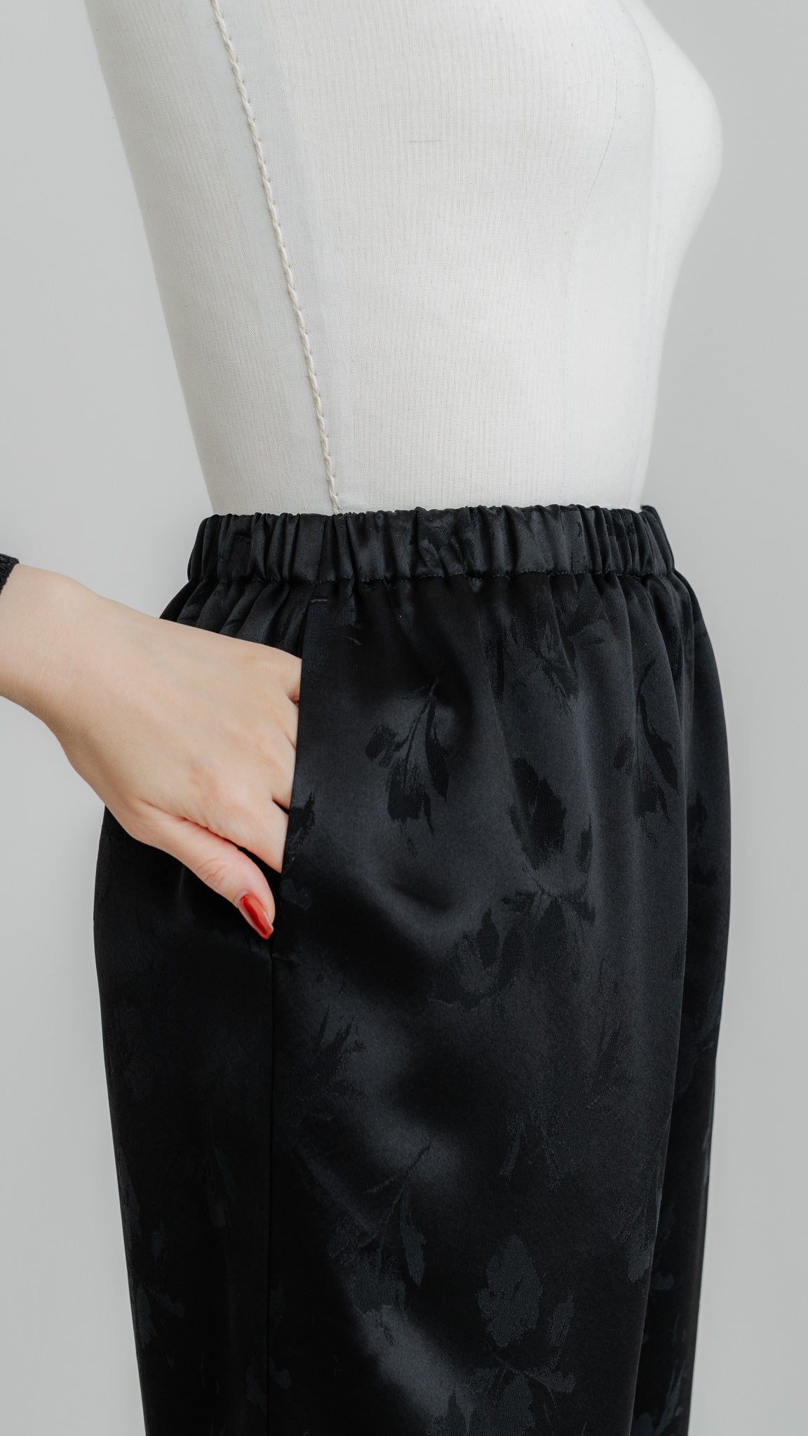 Petal Satin Pants