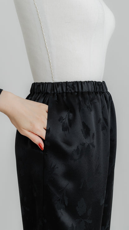 Petal Satin Pants
