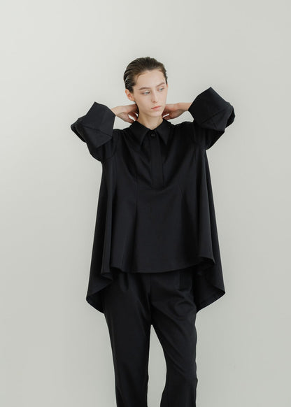 【PRE ORDER】Airy Form Shirt(black)