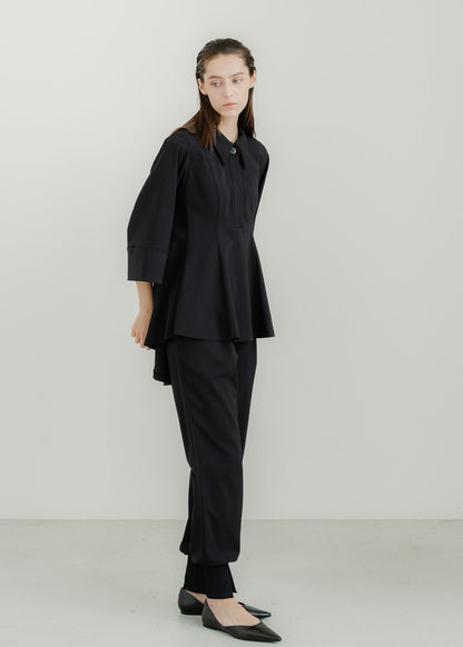 【PRE ORDER】Airy Form Shirt(black)
