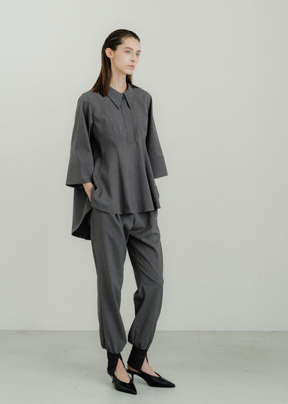 【PRE ORDER】Airy Form Belle Pants(warm gray)