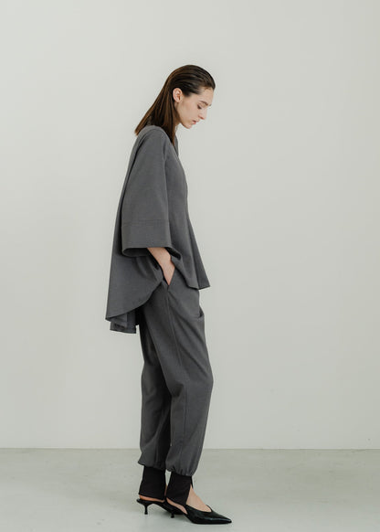 【PRE ORDER】Airy Form Belle Pants(warm gray)