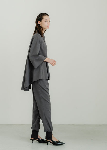 【PRE ORDER】Airy Form Shirt(warm gray)