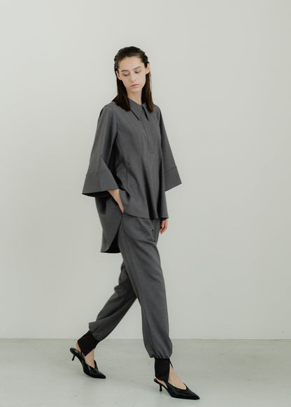 【PRE ORDER】Airy Form Belle Pants(warm gray)